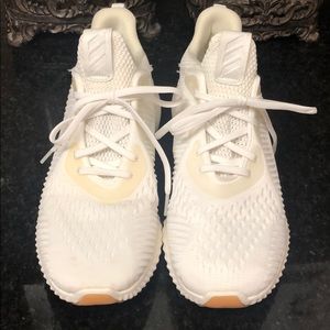 White Adidas Alphabounce